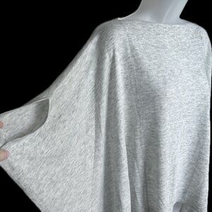 Ann Taylor Heather Grey Poncho